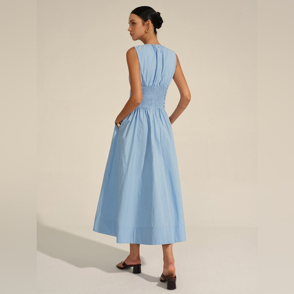 Commense Ruched Waist Maxi Dress - Picture 6 of 6